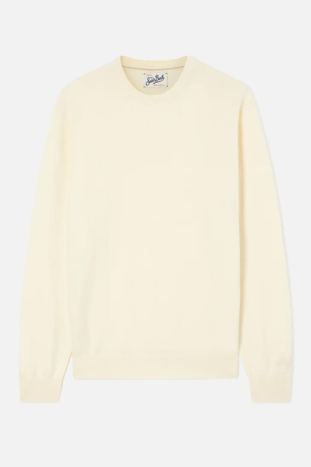 Maglia girocollo Regent in misto lana merino e cashmere REGE008 /00023M Mc2 Saint Barth 
