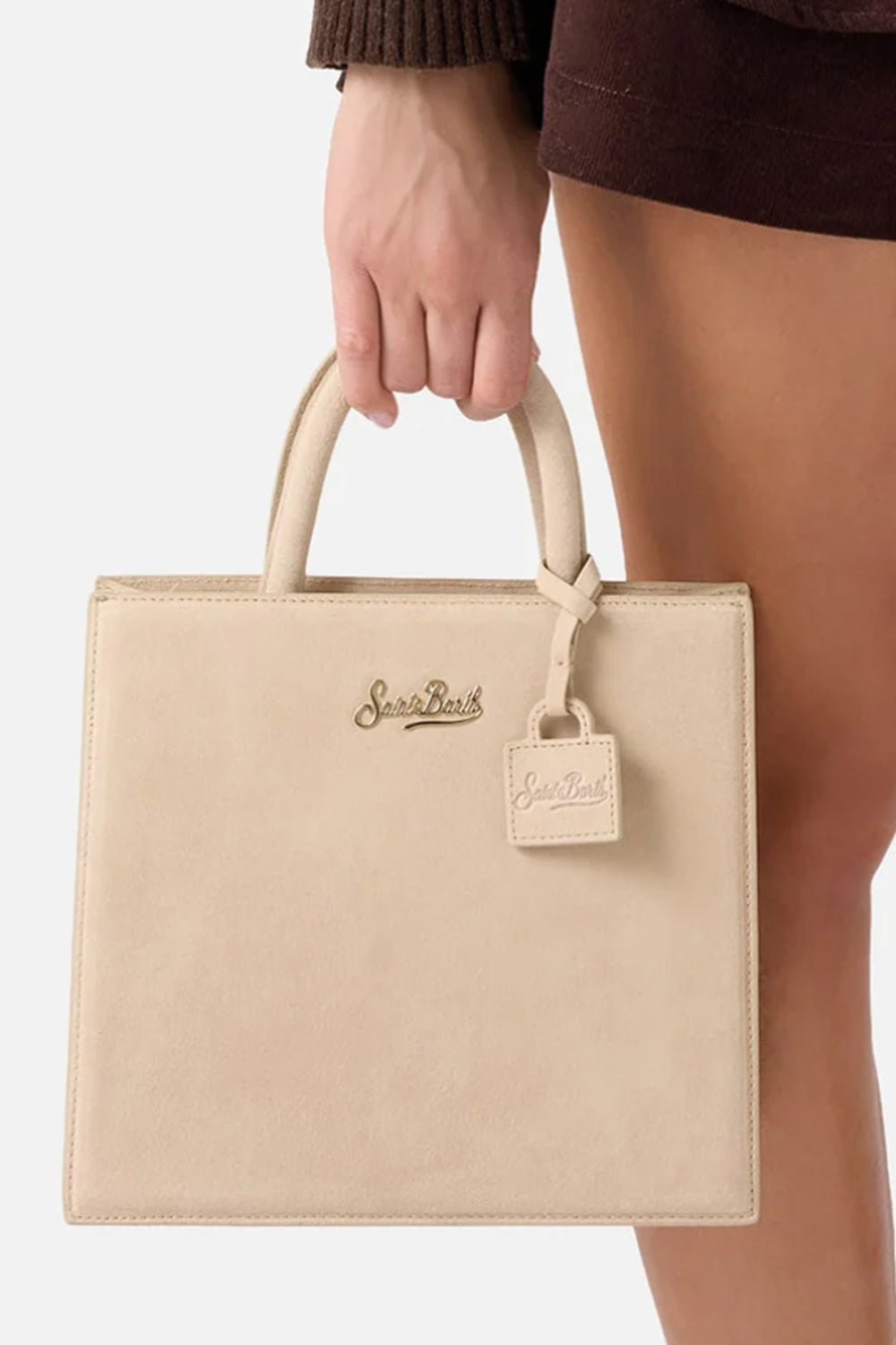 Borsa Medium ShoP in camoscio SHBM0001 /00100M Mc2 Saint Barth 