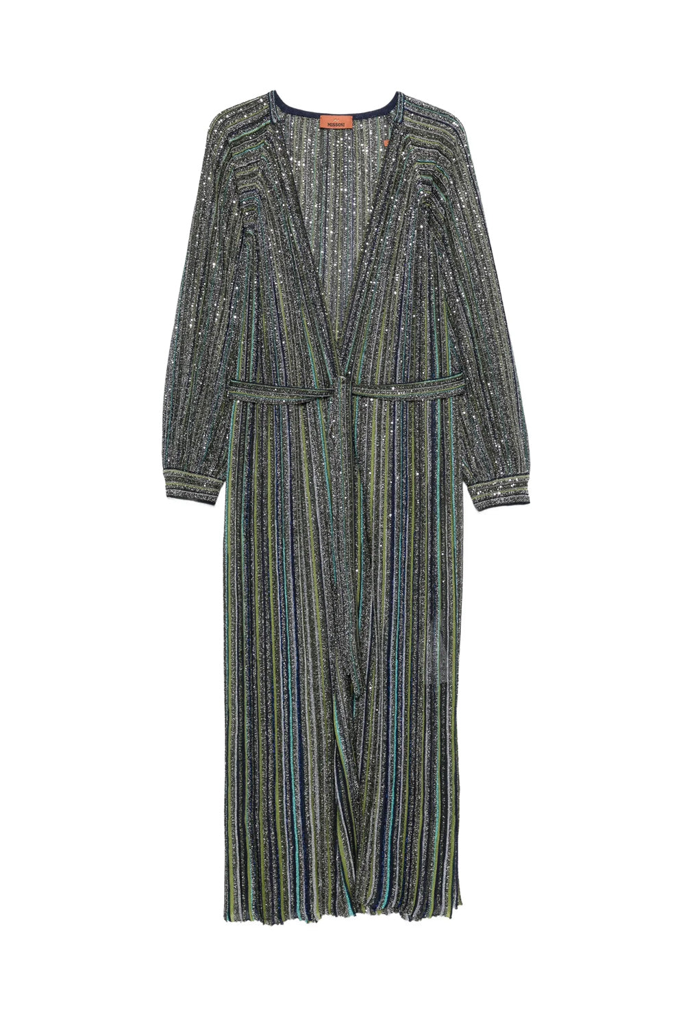 cardigan lungo lurex DS26WM0J BK01J8S616T Missoni 