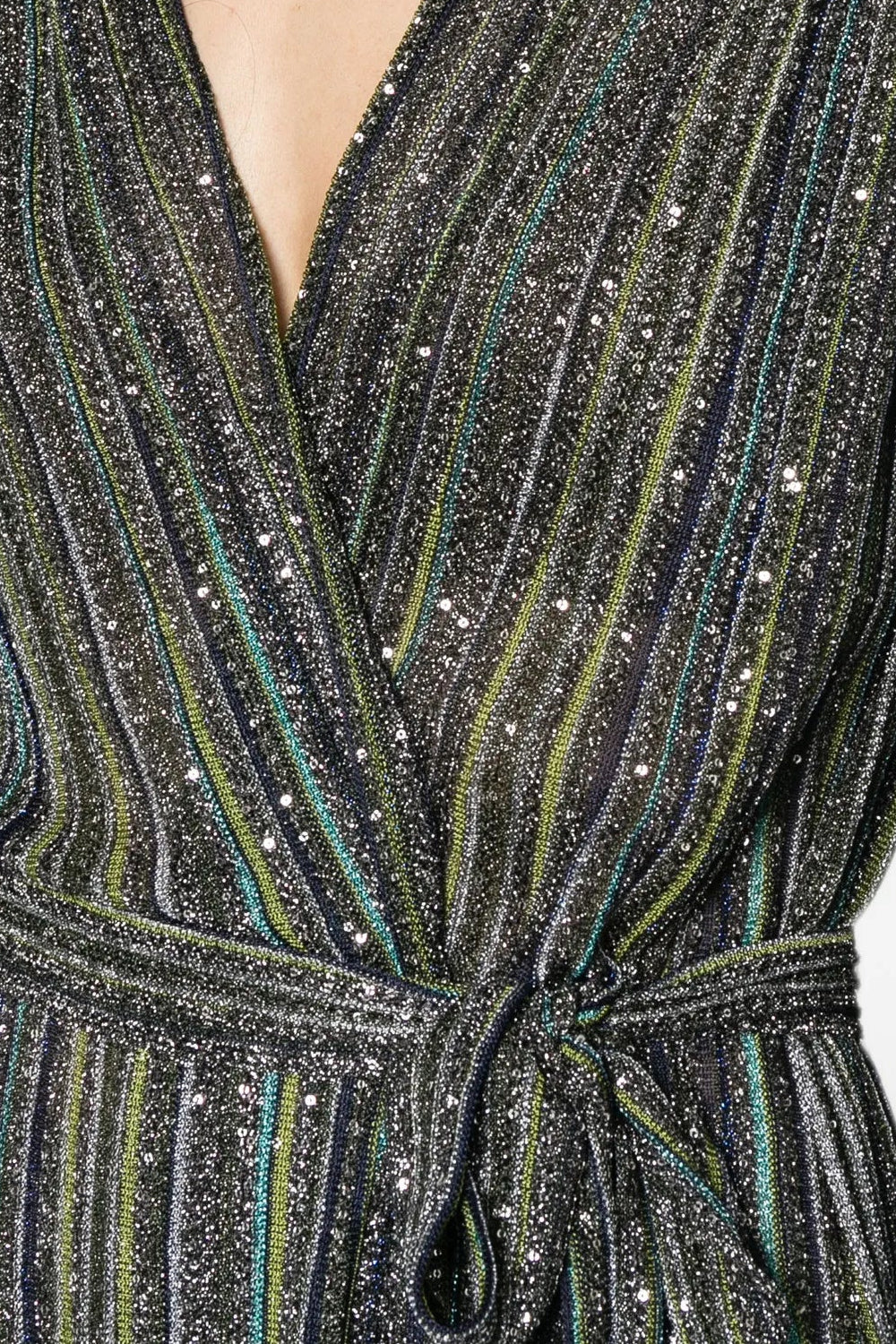 cardigan lungo lurex DS26WM0J BK01J8S616T Missoni 