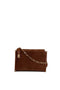 borsa a tracolla in pelle e camoscio IVY CUOIO Momà Luxury 