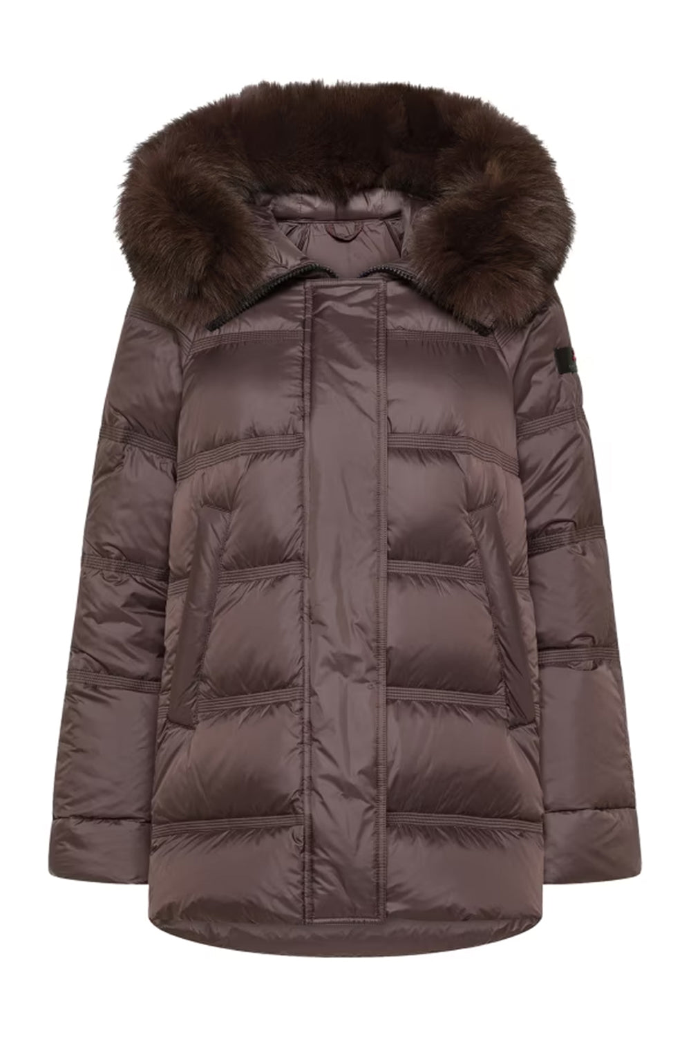 Piumino media lunghezza con cappuccio PED5439 1181967194 Peuterey 