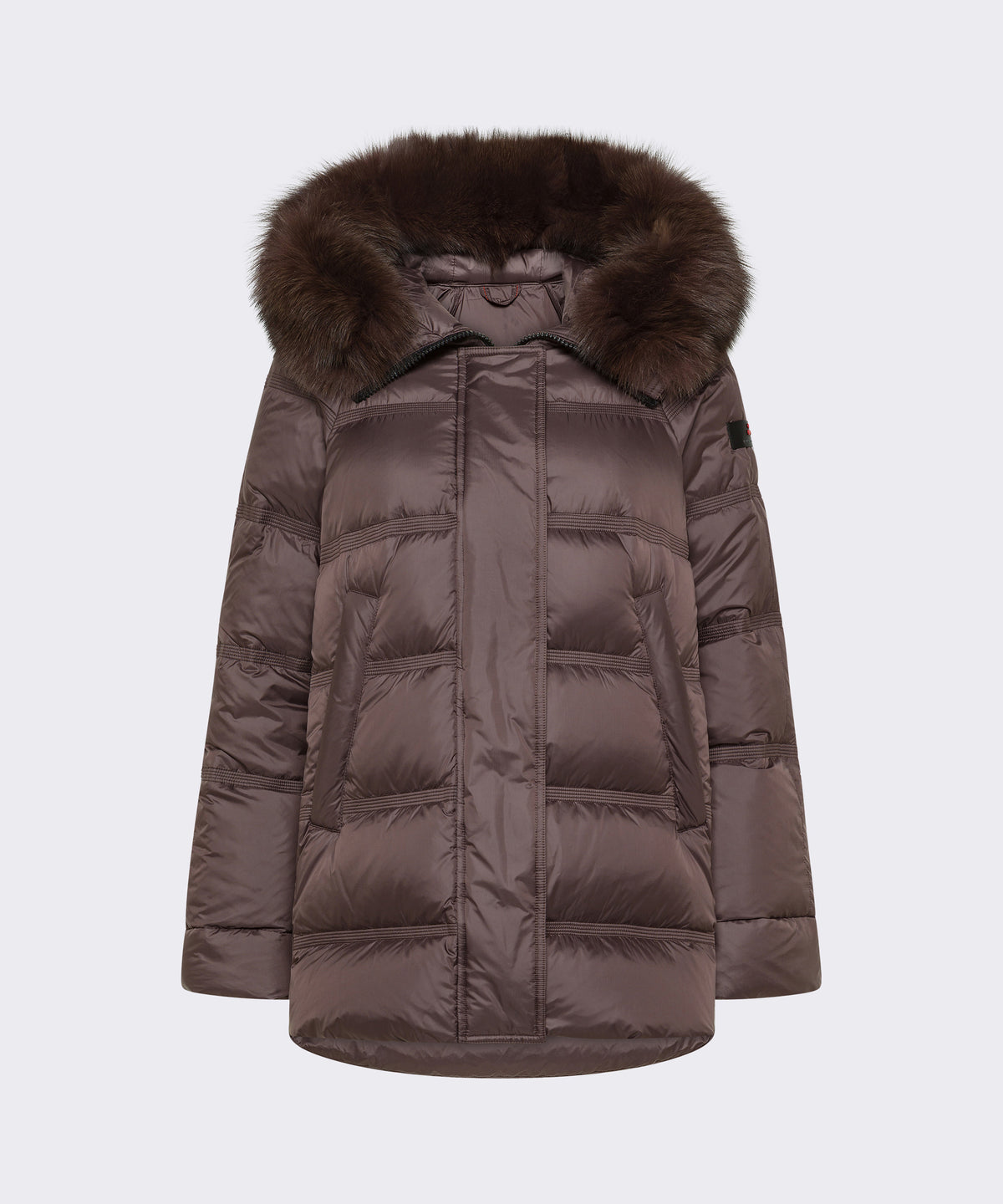 Piumino media lunghezza con cappuccio PED5439 1181967194 Peuterey 
