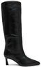 stivle al ginocchio tacco kitten LAVAN /BLACK CRINKLE PATENT Steve Madden 