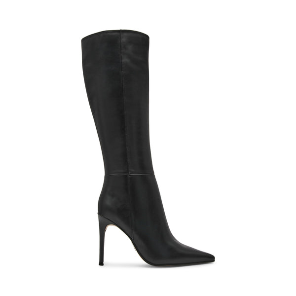 stivale tacco alto a spillo RATTLER /BLACK LEATHER Steve Madden 