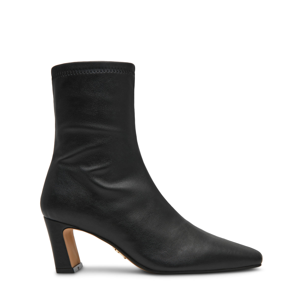 stivaletto tacco largo WILLAH /BLACK LEATHER Steve Madden 