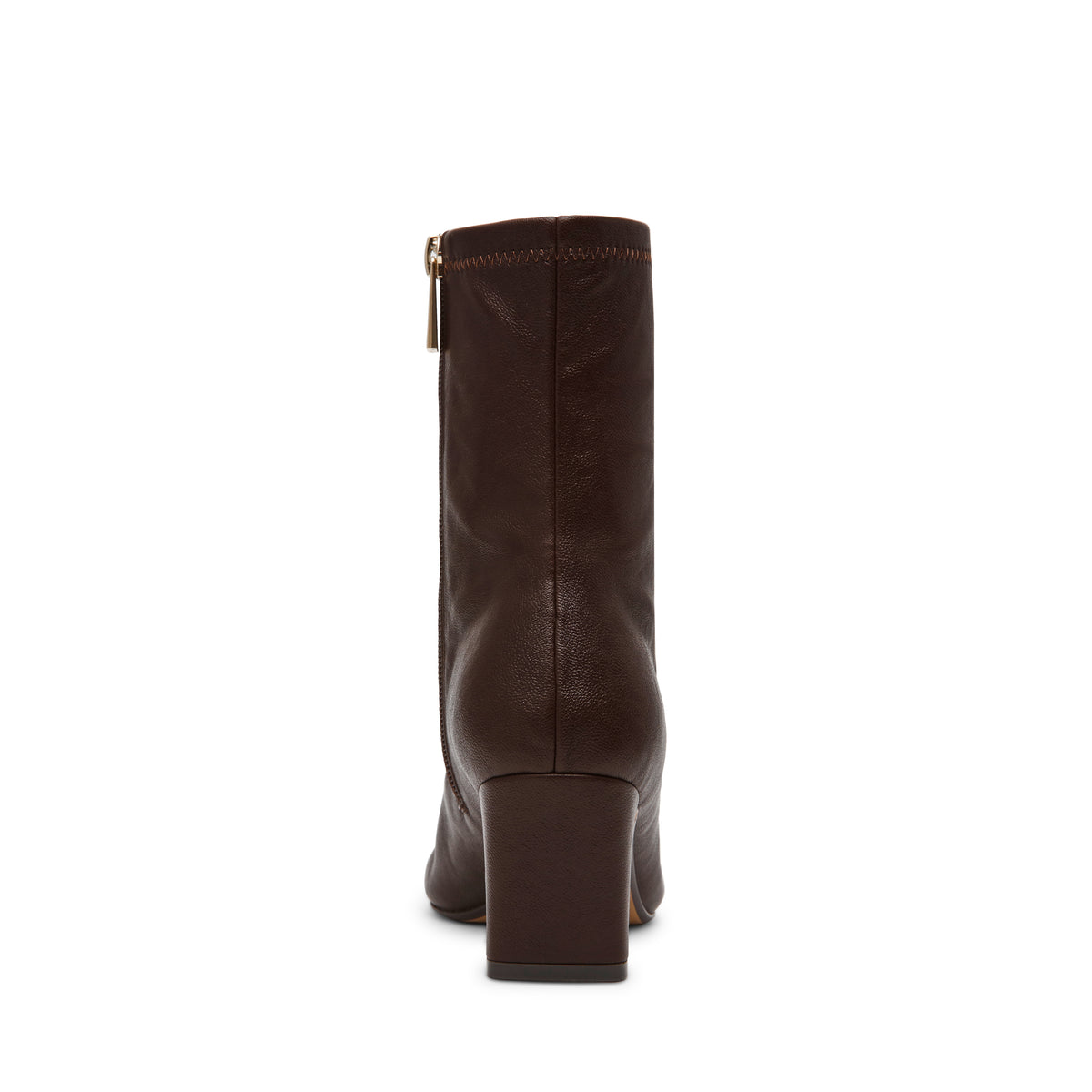 stivaletto tacco largo WILLAH /BROWN LEATHER Steve Madden 