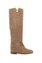 stivale alto velour 2568 VELOURCHAMPAGNE Via Roma 15 