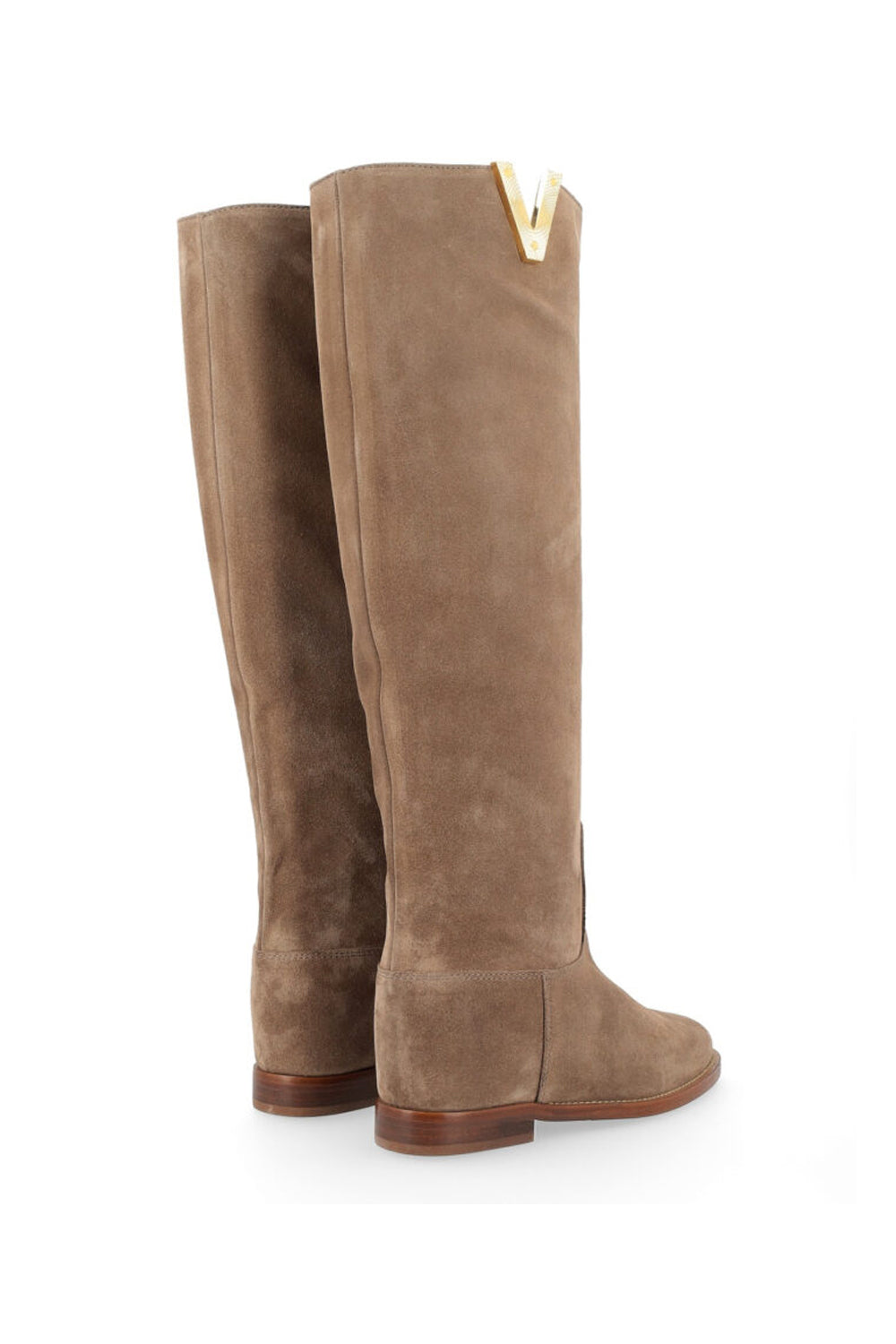 stivale alto velour 2568 VELOURCHAMPAGNE Via Roma 15 
