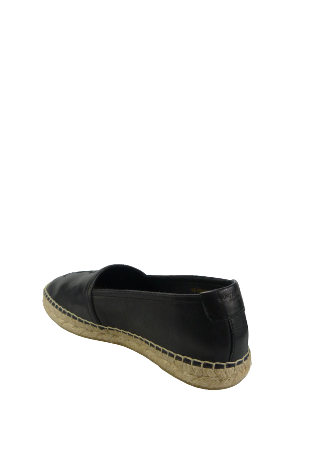 Espadrillas Saint Laurent in Pelle a Grana 5096160AS00 /1000 Saint Laurent 