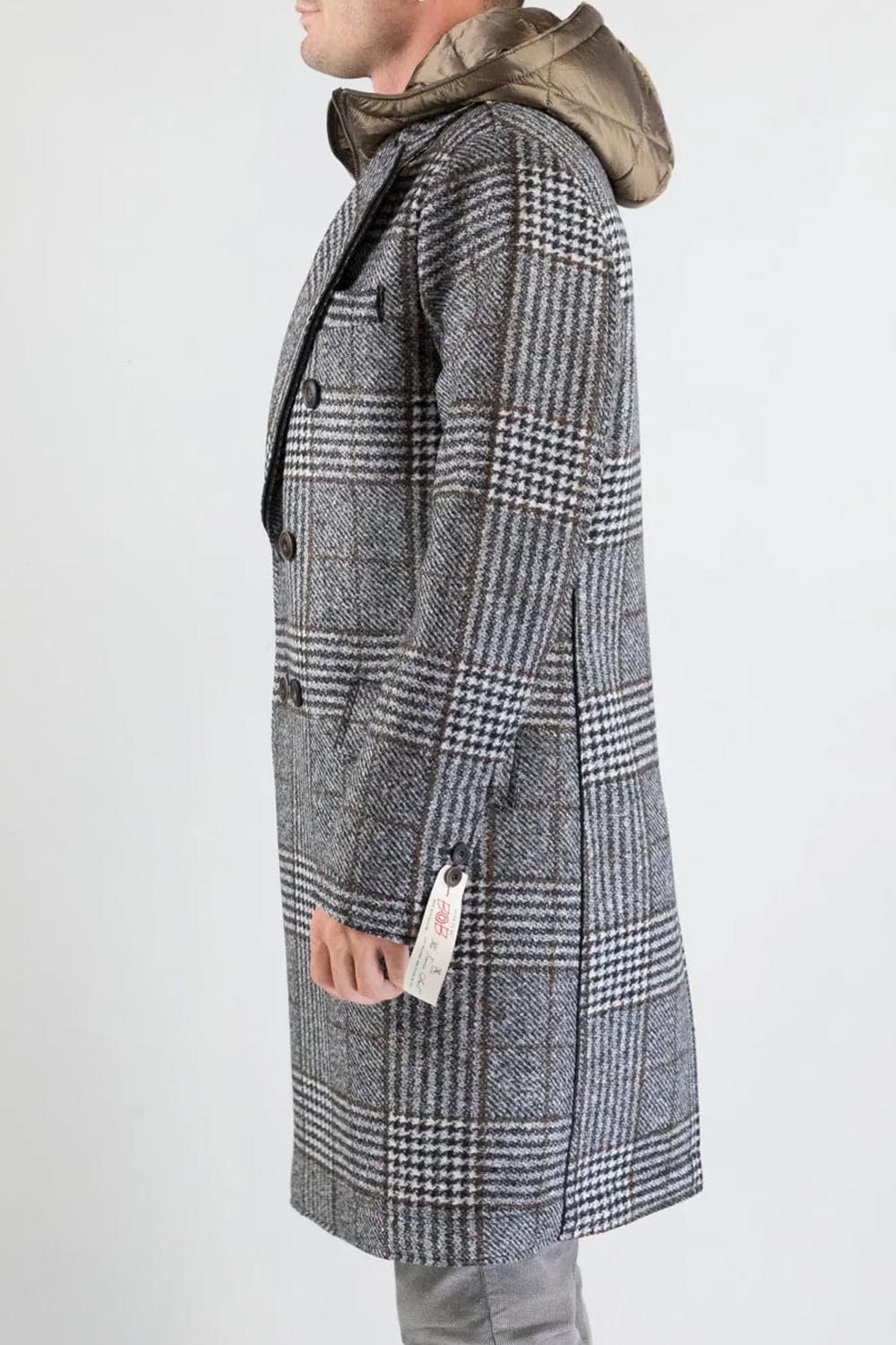 Cappotto Doppiopetto con Gilet Interno Rimovibile FENIT169 1 Bob 