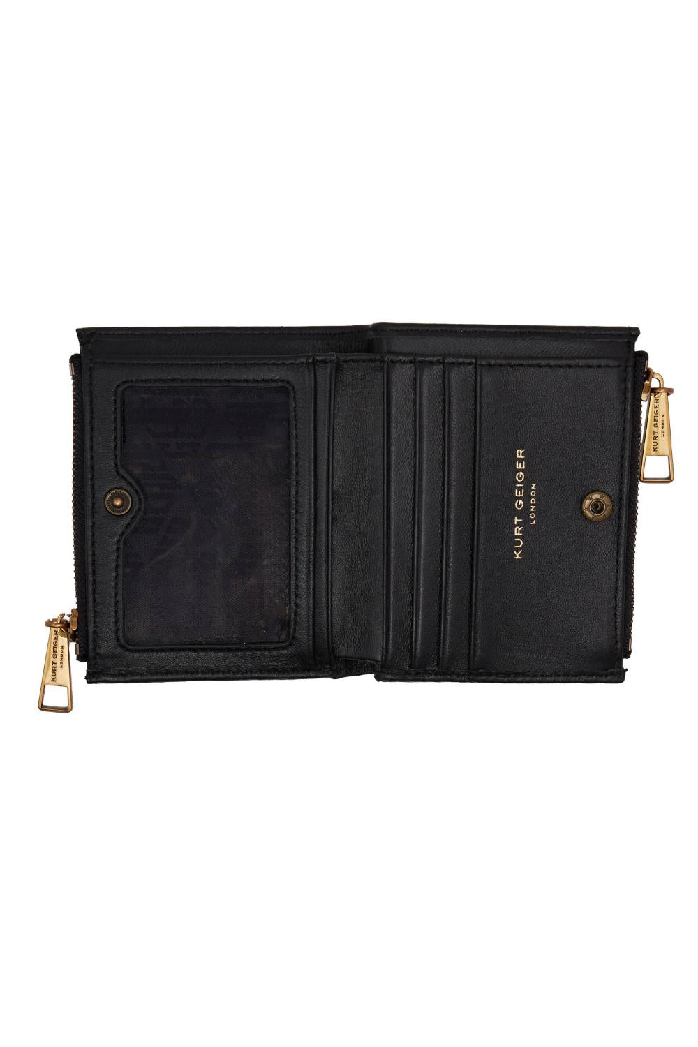 Mini Portafoglio in pelle<BR/> 9096000109 /BLACK Kurt Geiger London 