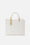 Medium fabric handbag with charms