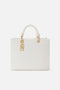 Borsa a mano media in tessuto con charms BS12A 51E2360 Elisabetta Franchi 