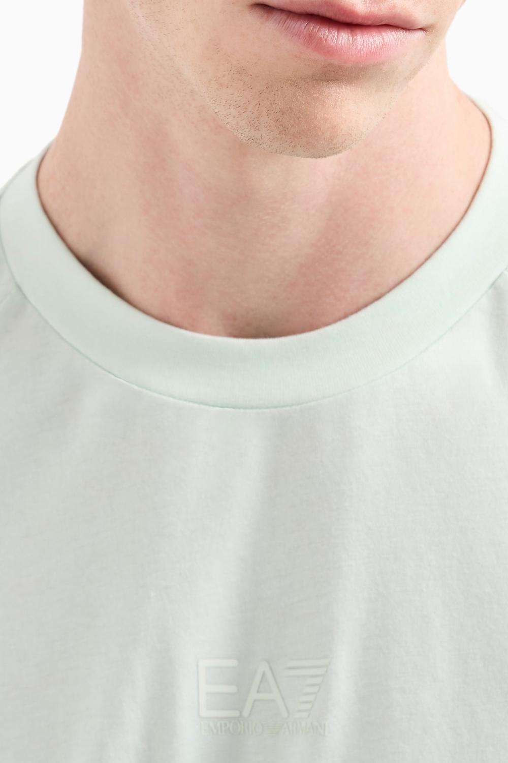 T-shirt girocollo 7 Lines in jersey di cotone EA7 Emporio Armani<BR/> 7M000266 AF10375U9060 EA7 Emporio Armani 