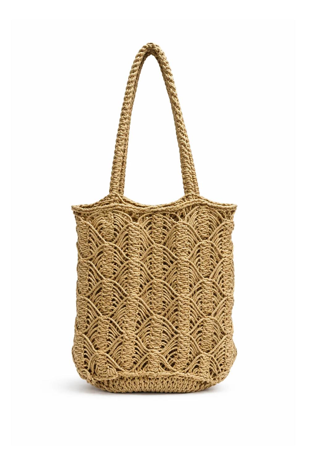 borsa shopper in juta AJ2431 106 Pahiesa Formentera 