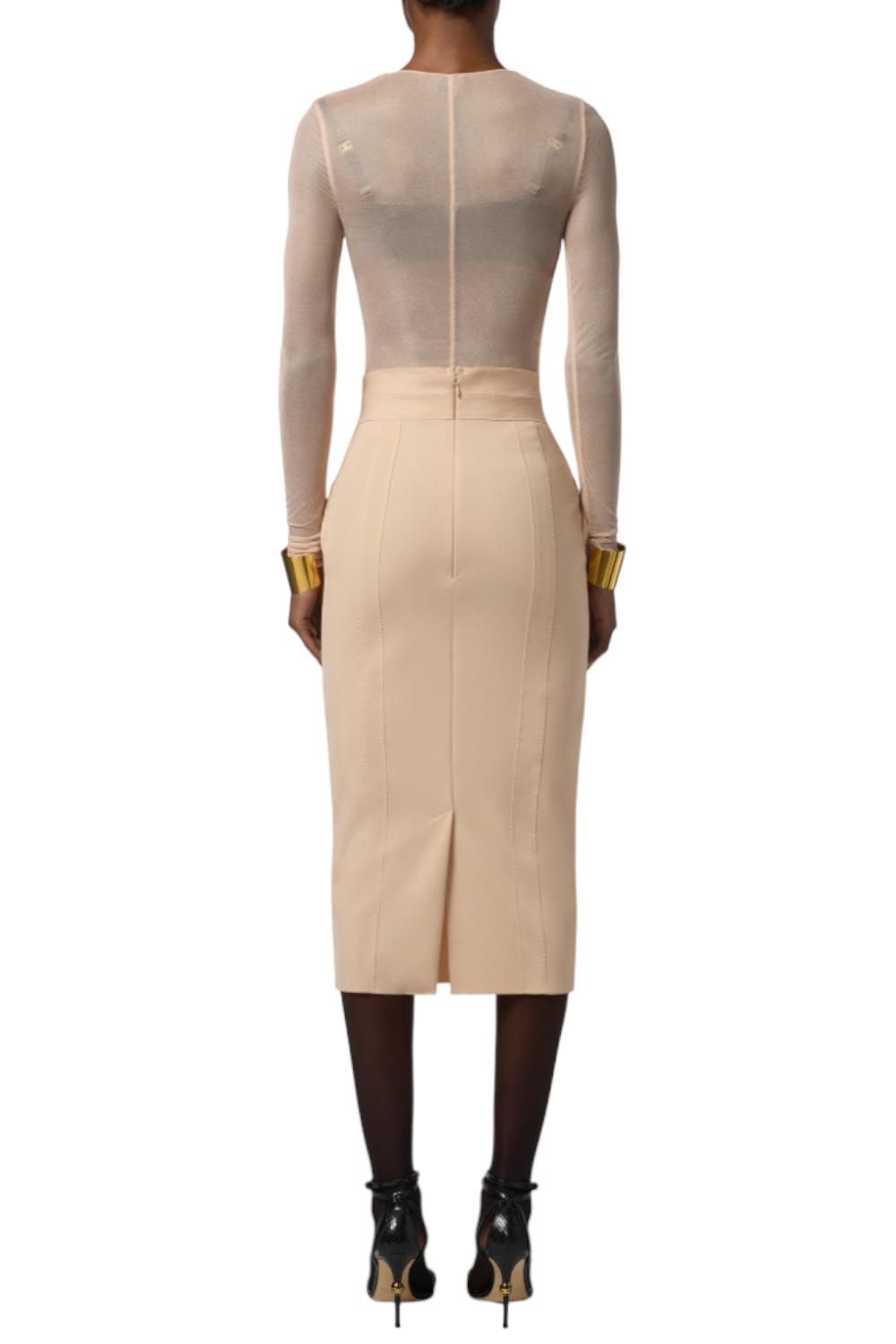 Body in tulle con collana<BR/> BO014 57E2EA1 Elisabetta Franchi 