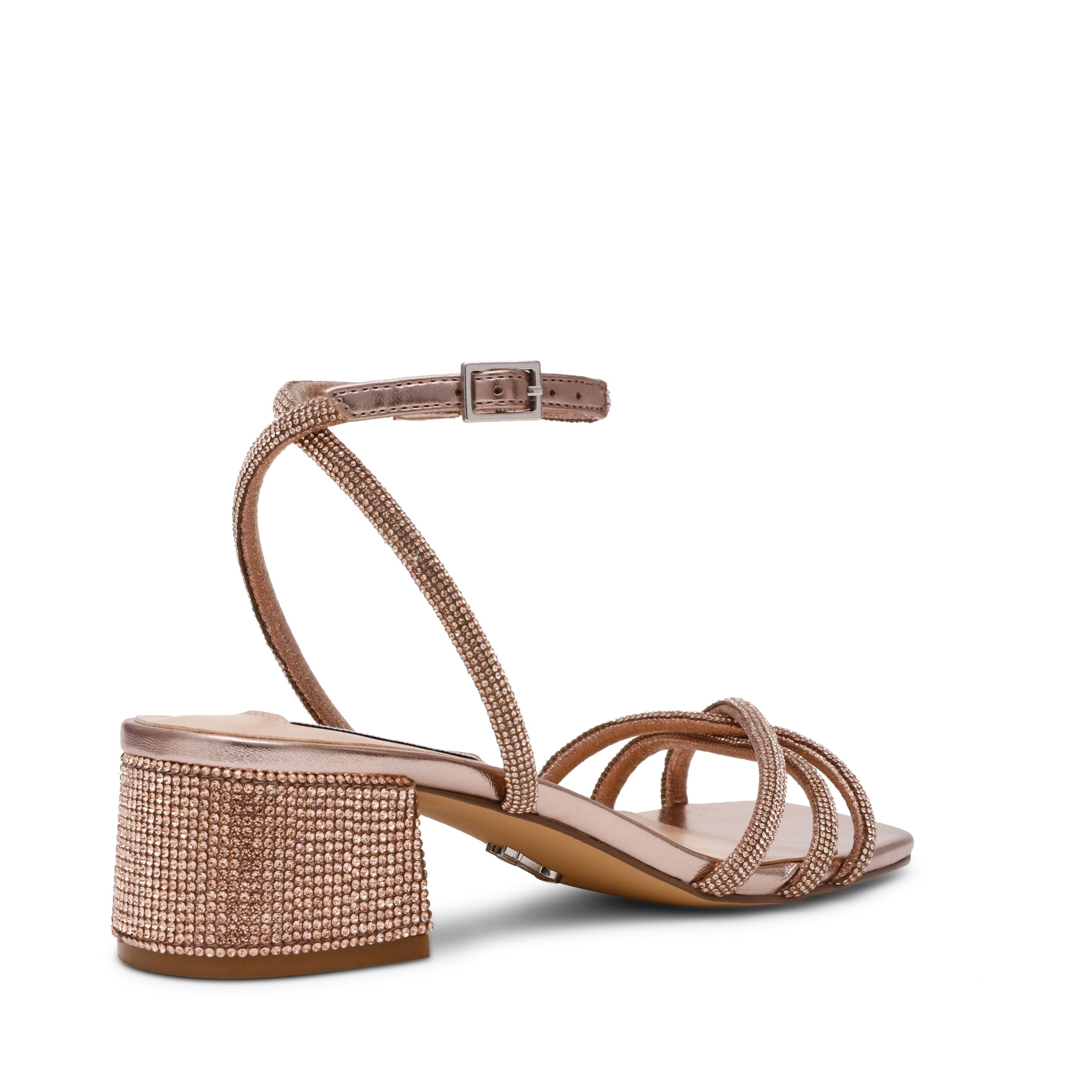 SANDALO CERENA TACCO LARGO CERENA ROSE GOLD Steve Madden 