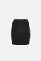 Gonna in doppio crêpe con catena gioiello GO148 57E2110 Elisabetta Franchi 