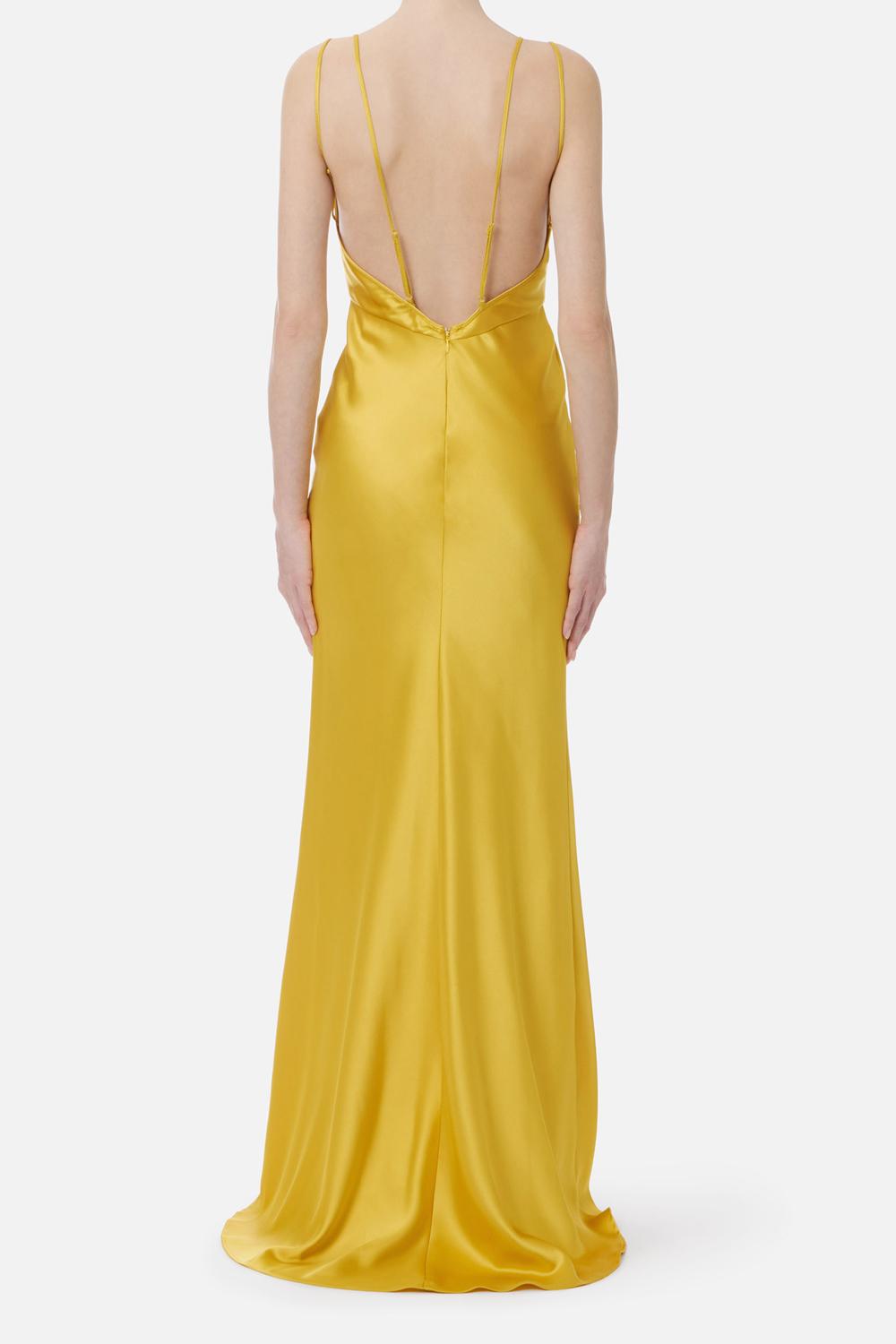 Abito Red Carpet in raso ABR33 62E2EV4 Elisabetta Franchi 