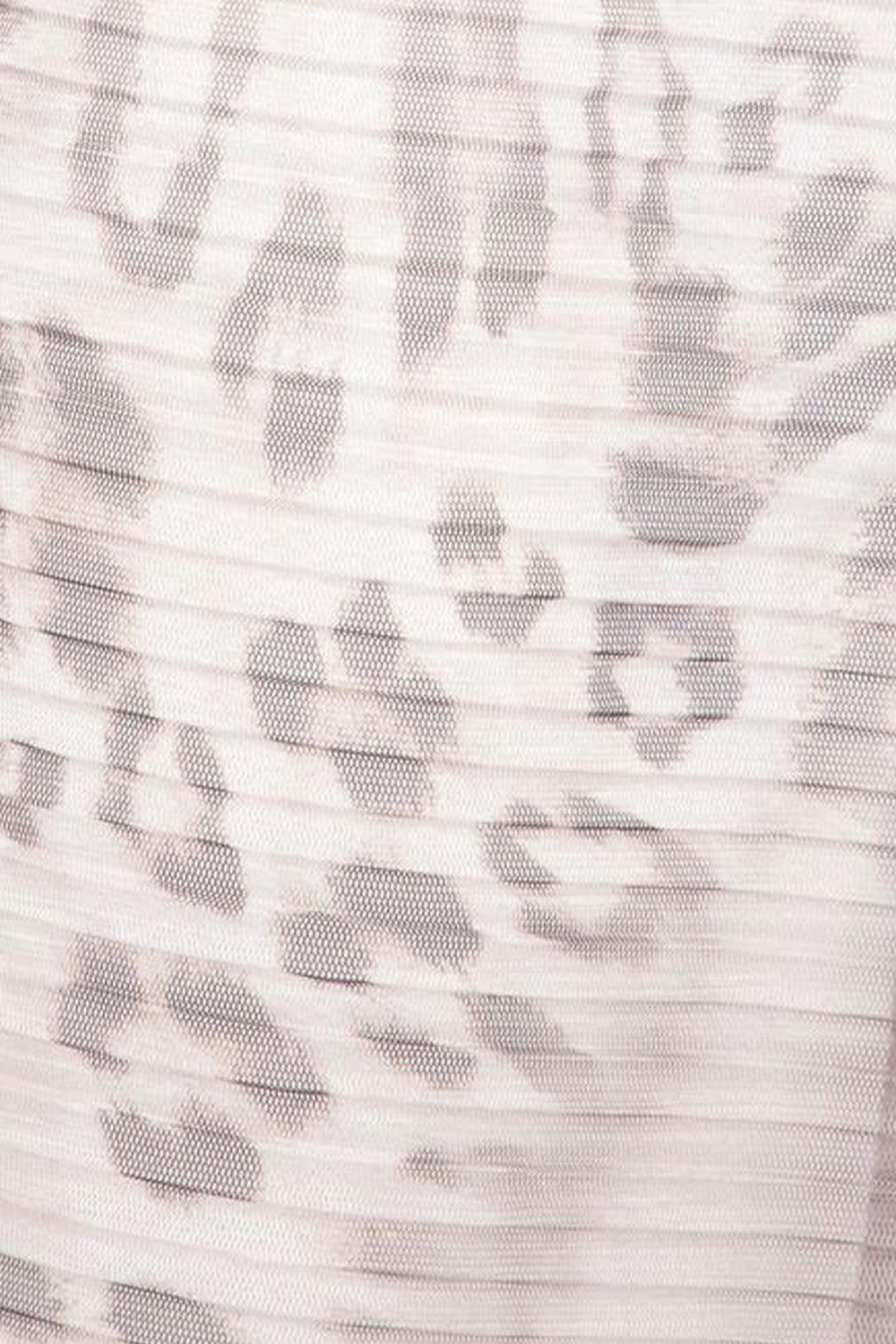 Stola in tulle plissé animalier NA6012 J3895P9401 Blugirl 