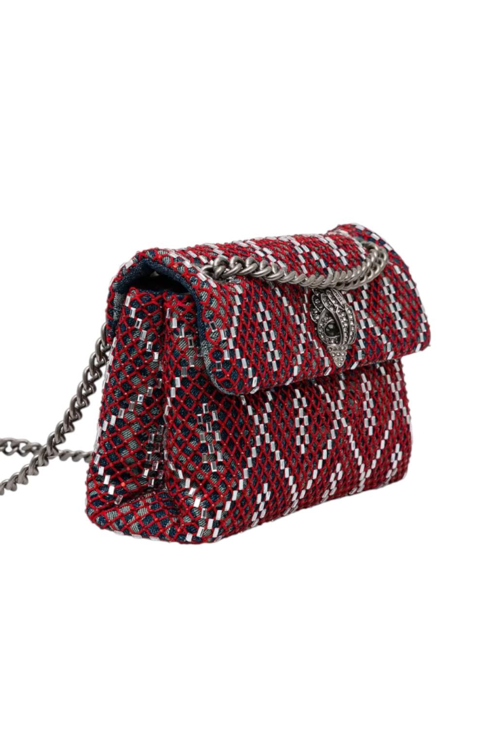 Borsa Mini Kensington<BR/> 2732589069 /BLUE/ROSSO Kurt Geiger London 