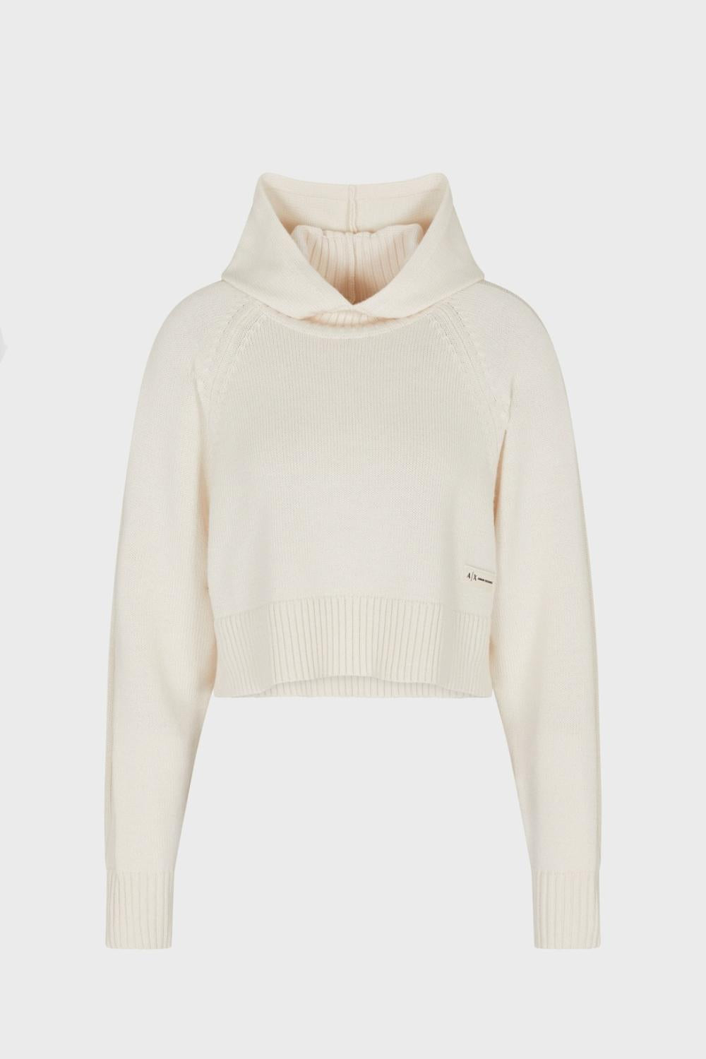 Pullover in misto lana con cappuccio XW000767 AF13774U1003 Armani Exchange 