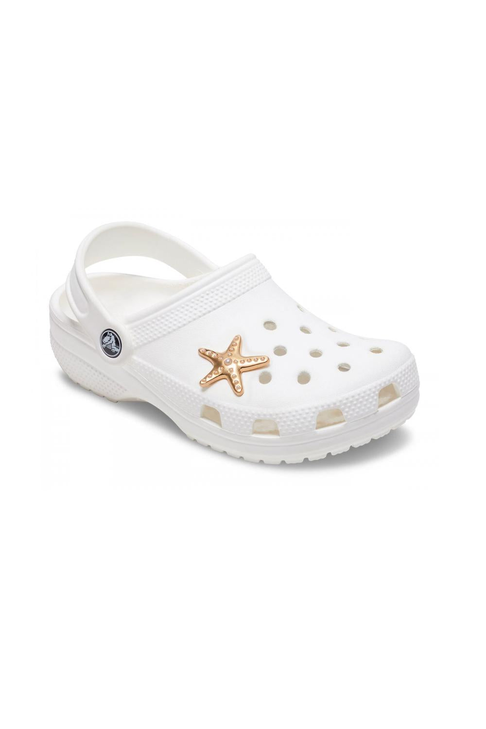  5019 GOLD AND PEARL STARFISH Crocs 