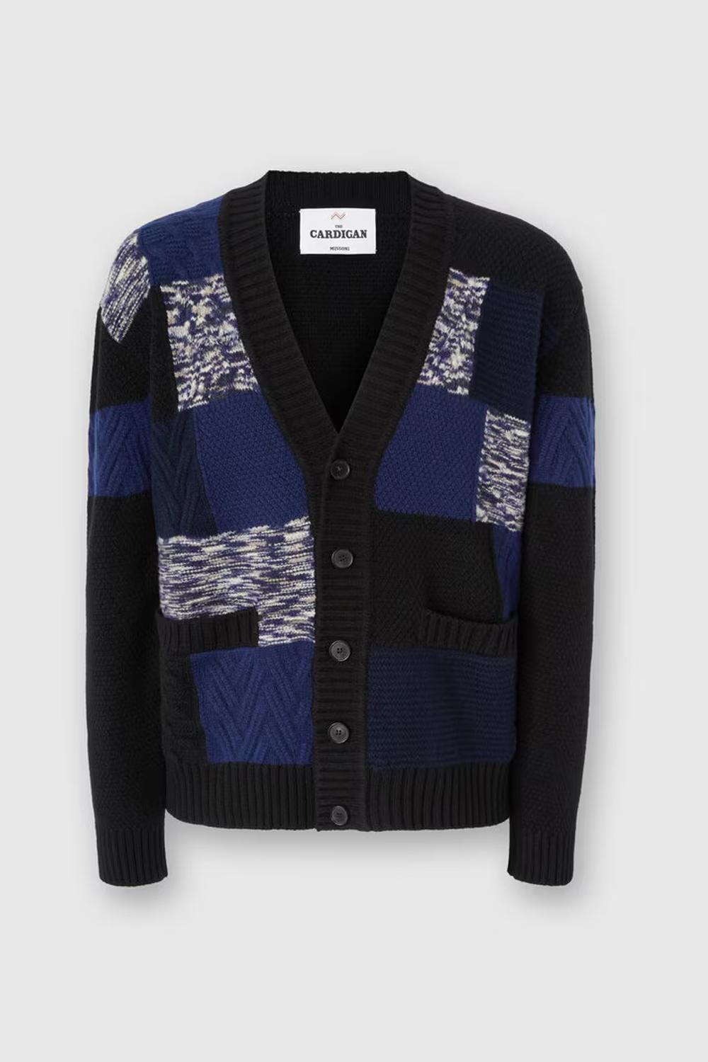 Cardigan in Pura Lana con Bottoni US25WM0A BK01CZS72MI Missoni 