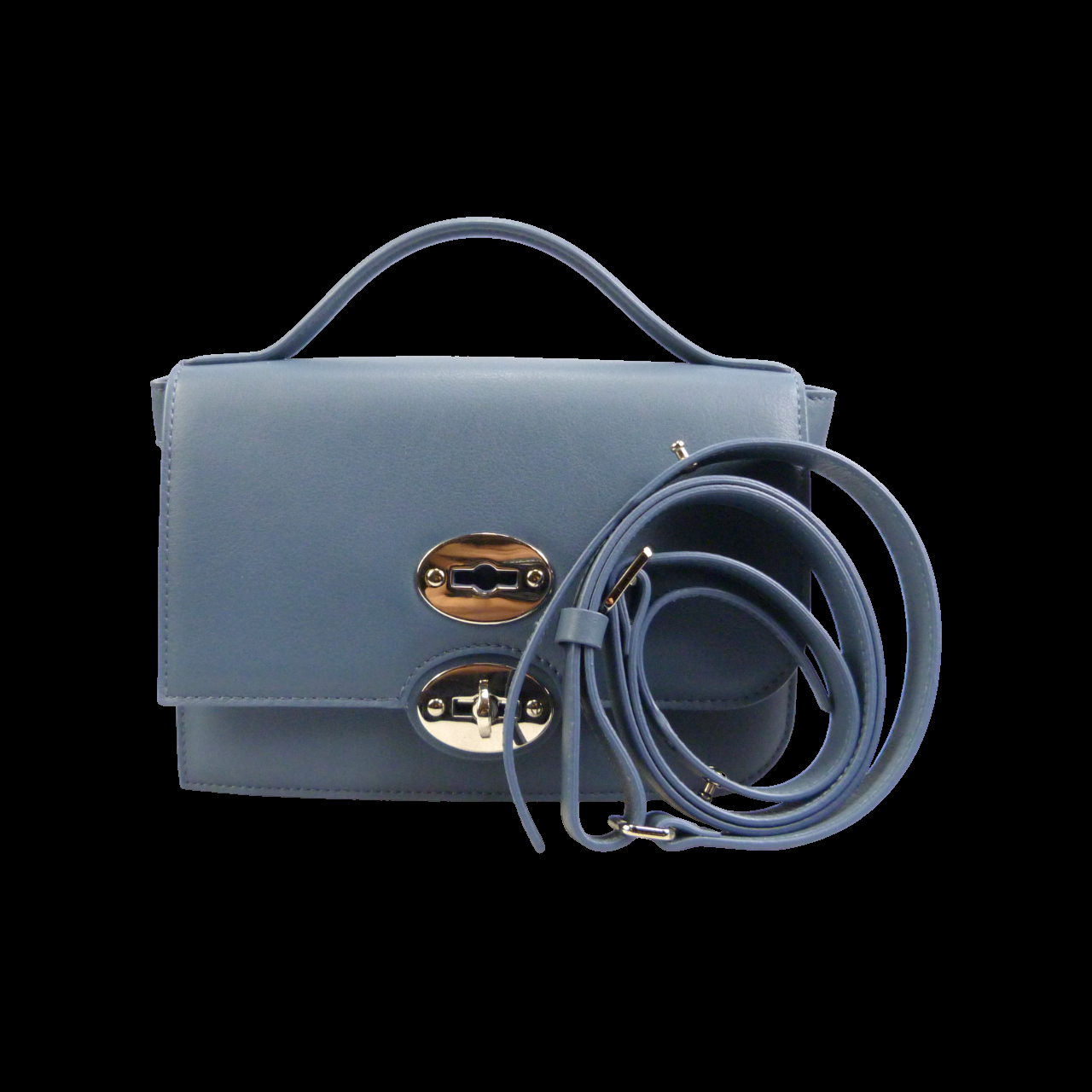 Zanellato Postina Piuma Knot S blue bag<br>