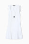 Abito corto in popeline di lino con bottoni e fiocchi XW002311 AF21532U0002 Armani Exchange 