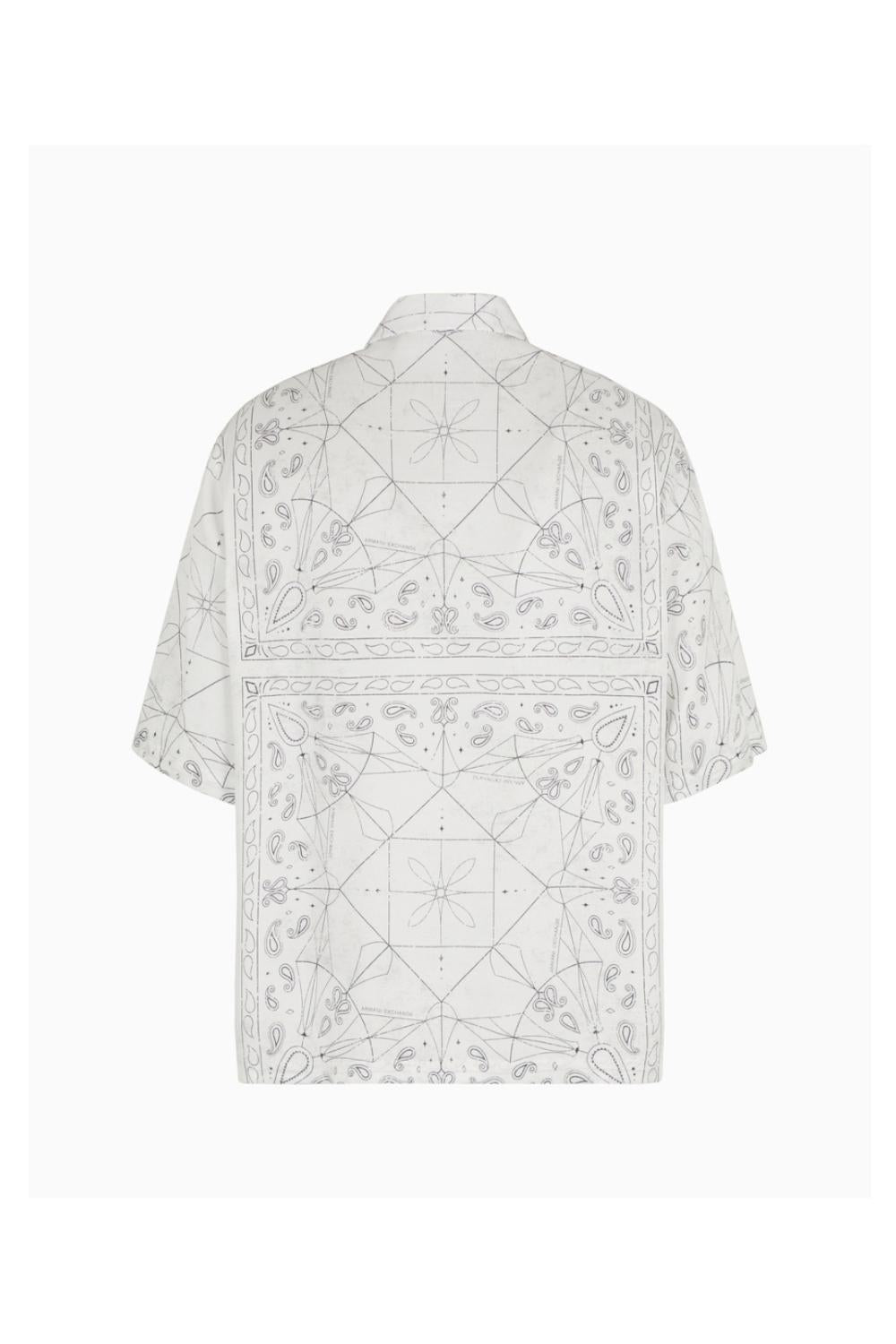 camicia in viscosa vestibilità loose fantasia bandana XM000426 AF13235F0053 Armani Exchange 