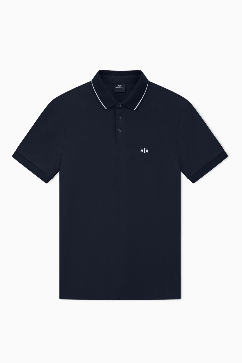 Polo slim fit con logo e profili a contrasto XM001289 AF10363UB101 Armani Exchange 