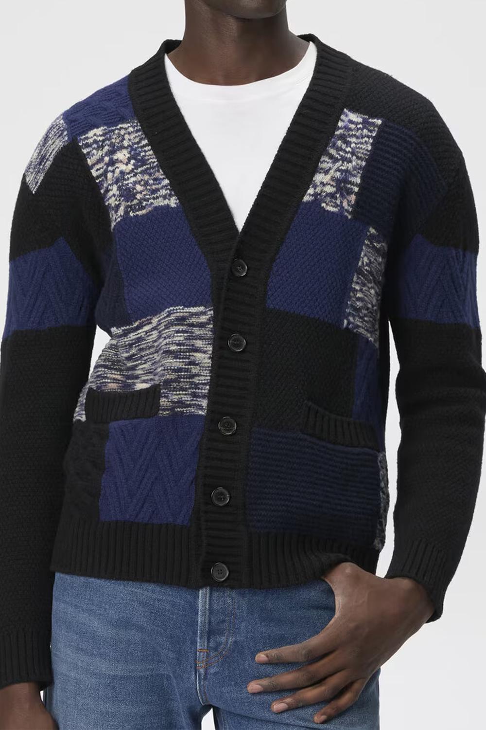 Cardigan in Pura Lana con Bottoni US25WM0A BK01CZS72MI Missoni 