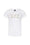 basic cotton t-shirt with large gold metal rhinestone logo