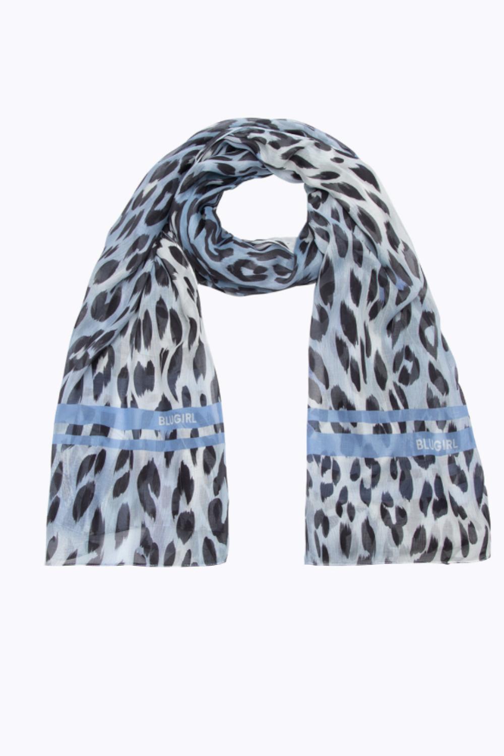 STOLA A STAMPA ANIMALIER<BR/> PA5024 T030063920 Blugirl 