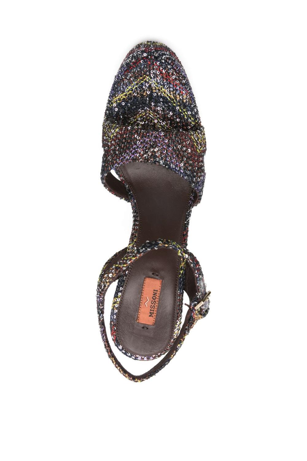 Sandali con tacco alto angela multicolore Missoni MWF092 026YELLOW/BROWN Missoni 