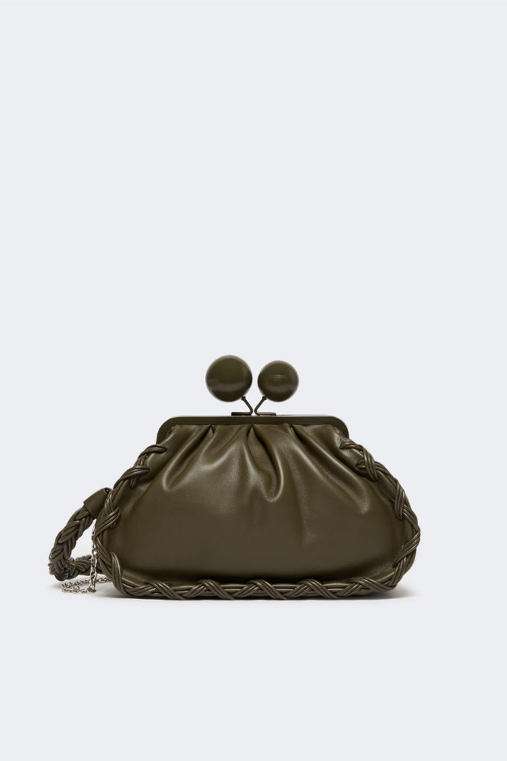 Pasticcino Bag medium in nappa WKALECITO 002VERDE KAKI  