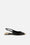 Slingback flat in nappa