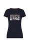 T-shirt slim fit con logo con strass Armani Exchange<BR/> 8NYTDL YJ73Z8534 Armani Exchange 