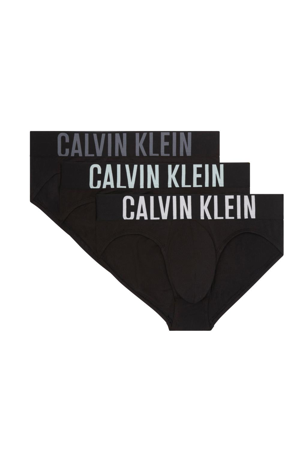 Slip con vestibilità a livello dei fianchi in confezione da 3 - Icon Cotton Stretch<BR/> 000NB3607A ZDO Calvin Klein 