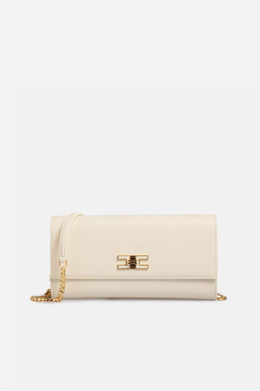 Baguette con tracolla e placca logo<BR/> BS32A 51E2193 Elisabetta Franchi 