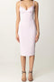 Abito in crêpe con fiocchi in raso<BR/> AB702 51E2544 Elisabetta Franchi 