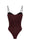 Body in jersey stretch con drappeggi