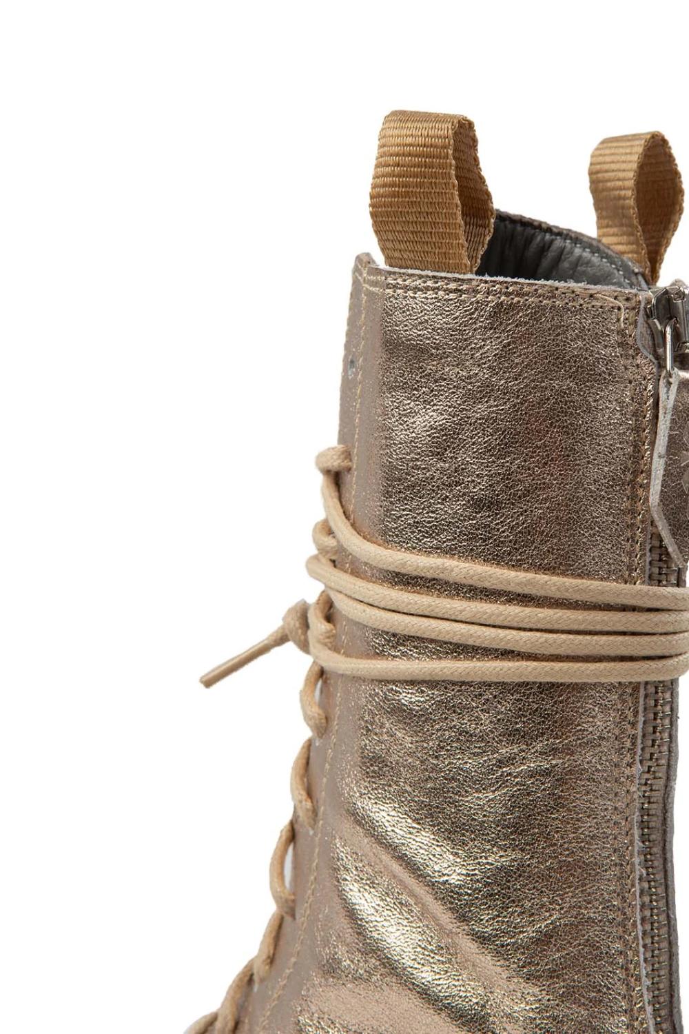 Stivale Scorpio Old in Pelle Silk Satin SCORPIO SILK SAT. VANILLA Patrizia Bonfanti 