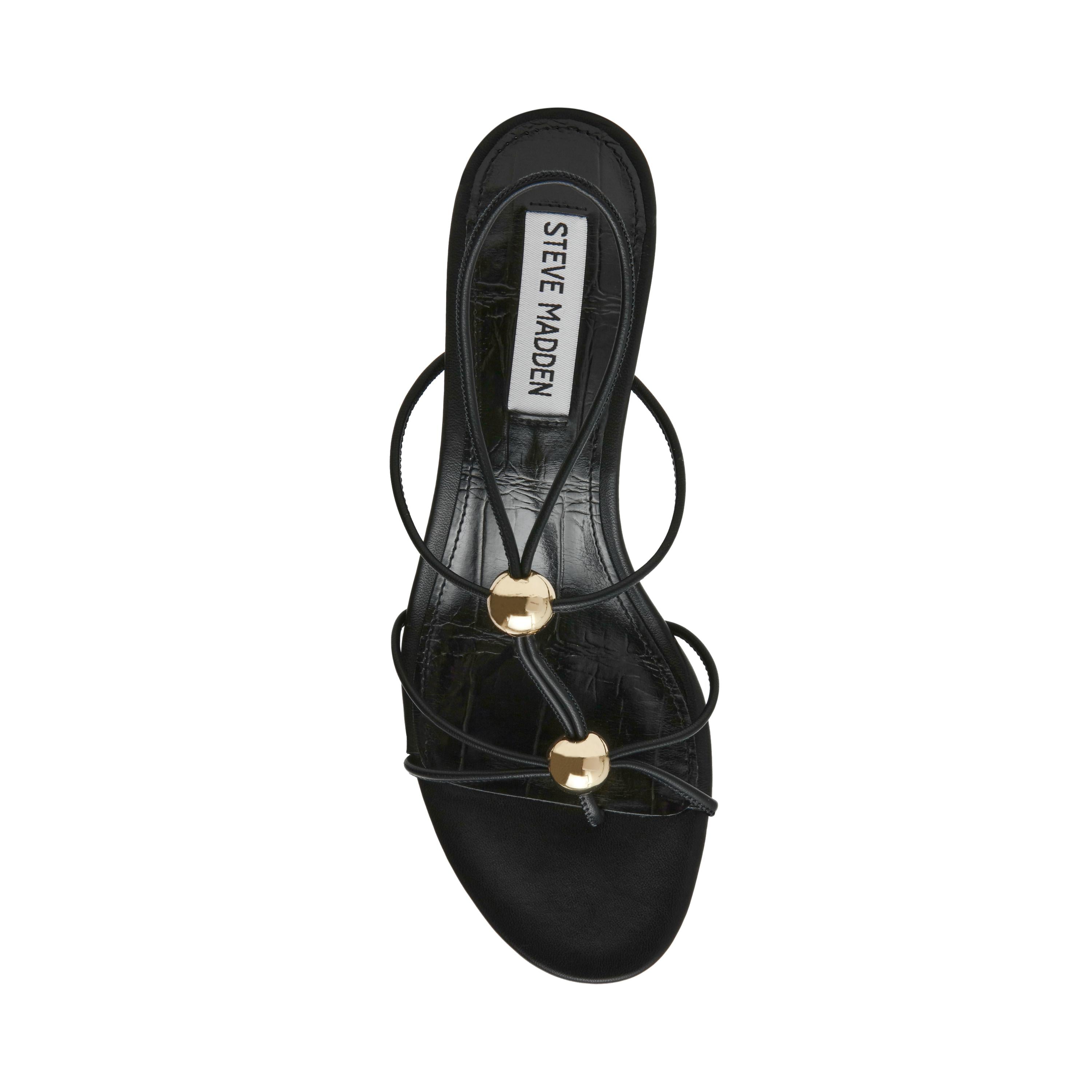 RAMOS - sandalo in ecopelle con tacco a spillo RAMOS BLACK Steve Madden 