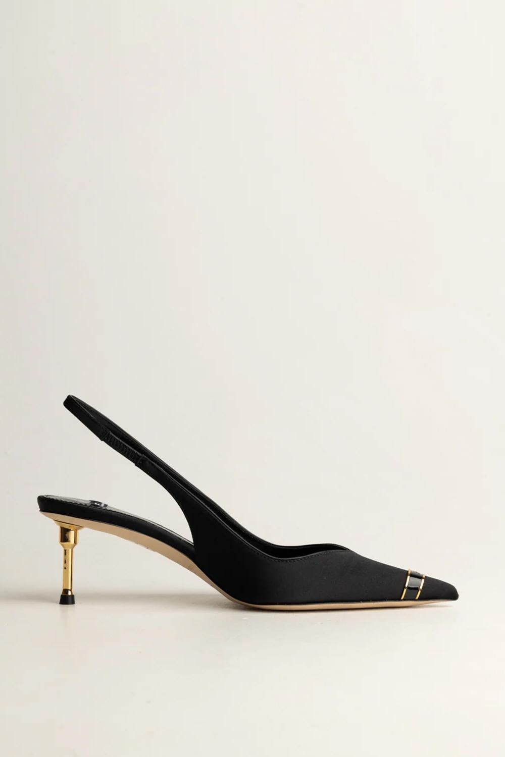 Slingback con tacco scultura SA17L 56E2110 Elisabetta Franchi 