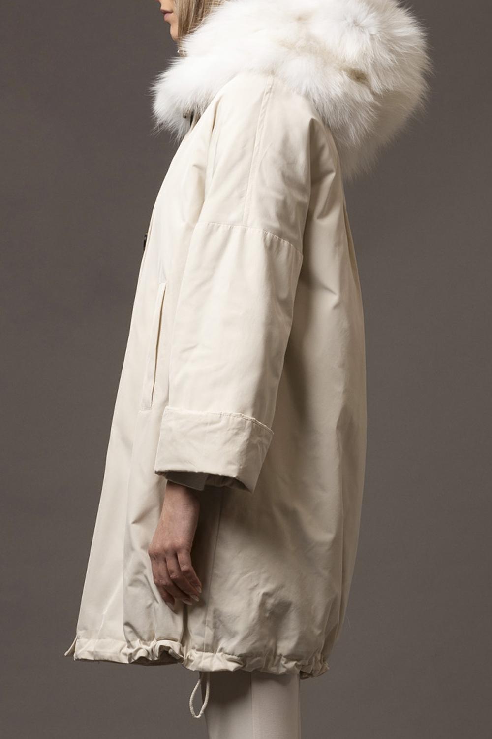 Parka Iconico con Interno in Vera Pelliccia di Volpe e Imbottitura Sintetica 5131 7517203 Martylò 