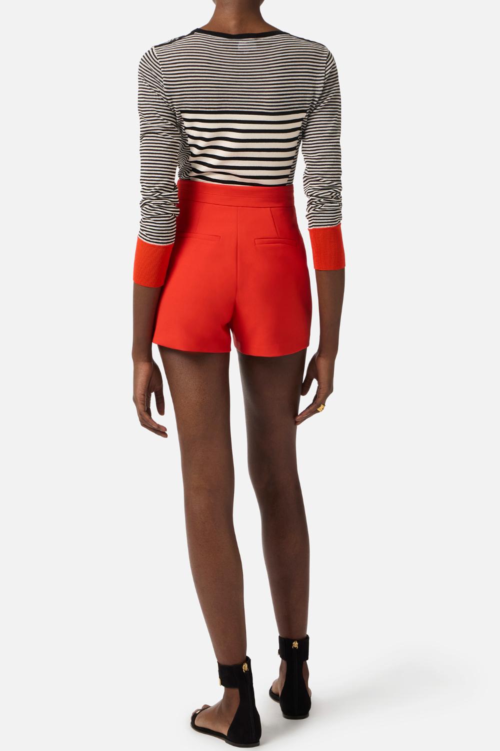 Maglia Elisabetta Franchi a Righe con Giochi di Trasparenza MK64T 61E2Y78 Elisabetta Franchi 