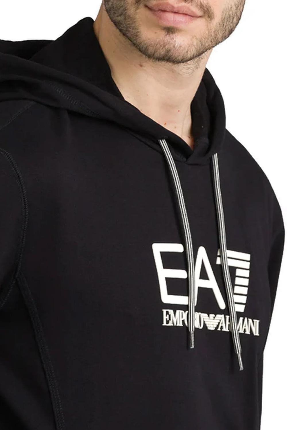 Felpa con Cappuccio Visibility EA7 Emporio Armani<BR/> 7M000230 AF13512MC156 EA7 Emporio Armani 